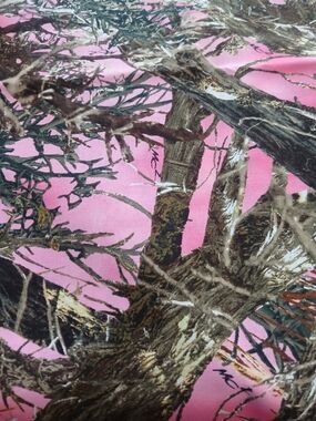 Fabric- Hot Pink True Timber Camouflage Cotton- 1 yard, 16”